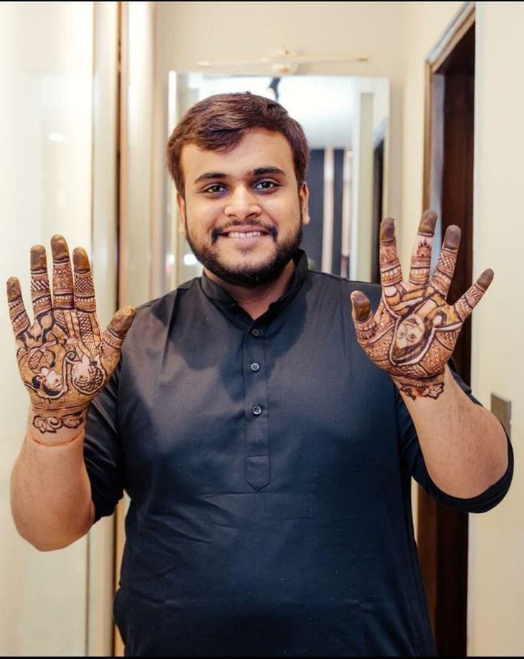 Best Groom Mehndi Artist in Delhi for Wedding